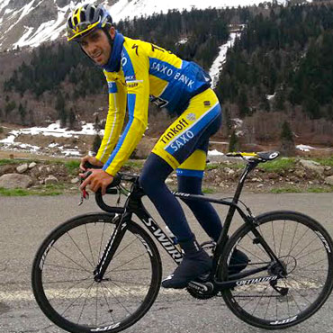 Alberto Contador también espera las etapas en los Alpes