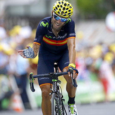 Alejandro Valverde ya es tercero en la clasificación general del Tour 2015