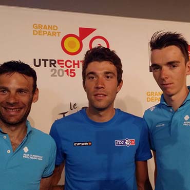 Romain Bardet, Thibault Pinot y Jean Cristophe Perrault son la gran esperanza del ciclismo francés para el podio de París