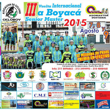Todo listo para Vuelta a Boyacá Máster 2015