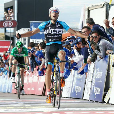 Delio Fernández vencedor de la segunda etapa de Vuelta a Portugal