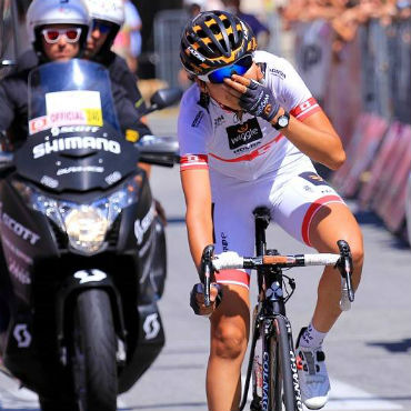 Mayuko Hagiwara ganadora de etapa de este jueves del Giro Rosa
