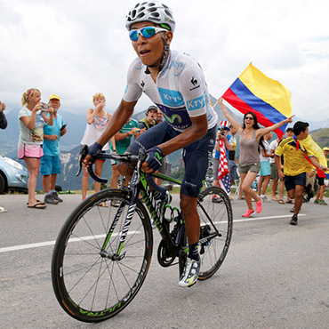 Nairo Quintana, descontó este viernes segundos importantes a Chris Froome