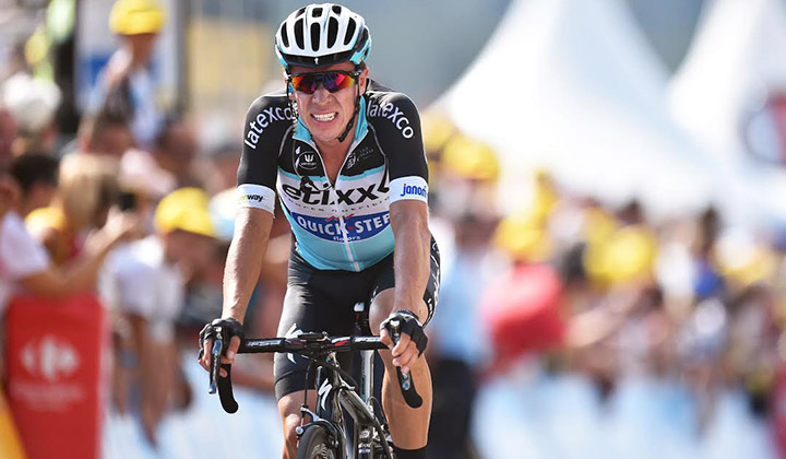 Rigoberto Urán realizó una gran etapa este sábado en la disputa de la 14a jornada del TDF 2015