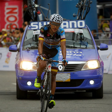 Alejandro Serna, ganador de la sexta etapa de la Vuelta a Colombia
