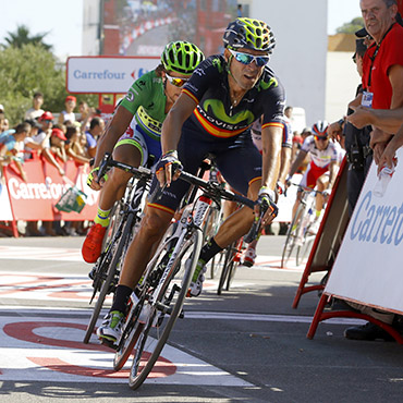 Alejandro Valverde fue el ganador de la cuarta jornada de la ronda ibérica