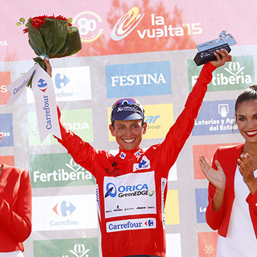 Esteban Chaves el líder de la Vuelta a España