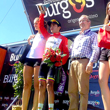 Fabio Duarte, campeón de la montaña de la Vuelta a Burgos 2015