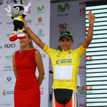 Gabriel Mendoza, nuevo líder de la Vuelta a Colombia 2015