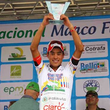 Germán Chaves, uno de los 'escarabajos' presentes en el Tour de L'Avenir 2015