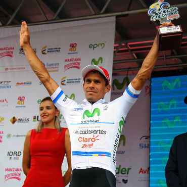Luis Felipe Laverde, contento con lo realizado en la Vuelta a Colombia