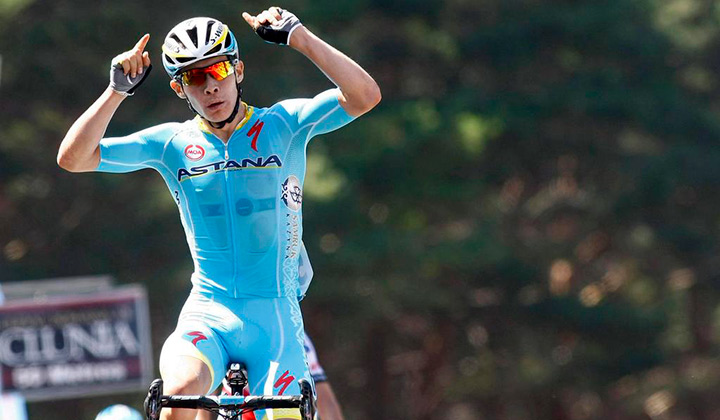Miguel Ángel López ganó etapa y es el nuevo líder de la Vuelta a Burgos