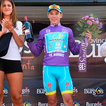 Miguel Ángel López ganó etapa y es el nuevo líder de la Vuelta a Burgos (Foto :VUelta burgos)