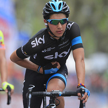 Sebastián Henao, ahora es décimo en la general del Tour de L'Avenir 2015