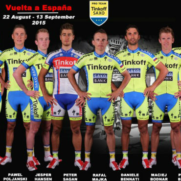 Nómina del Tinkoff -Saxo en Vuelta a España 2015