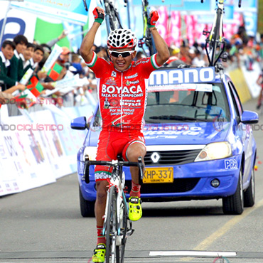 Wilmer Rodríguez vencedor de segunda etapa de la Vuelta a Colombia 2015