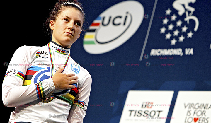 Chloe Dygert el Nuevo ORO mundial Junior