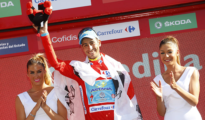 Fabio Aru consiguió su primer título en grandes vueltas tras una etapa monumental que llegó a Cercedilla