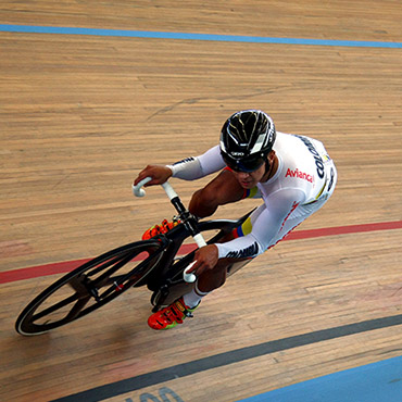 Juan Esteban Arango, líder del ómnium Panamericano 2015