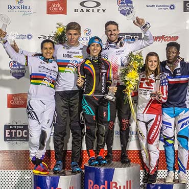 Mariana Pajón, campeona de la Copa Mundo UCI BMX Supercross 2015