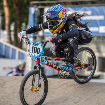 Mariana Pajón, la sensación en Válidas Nacionales de Medellín