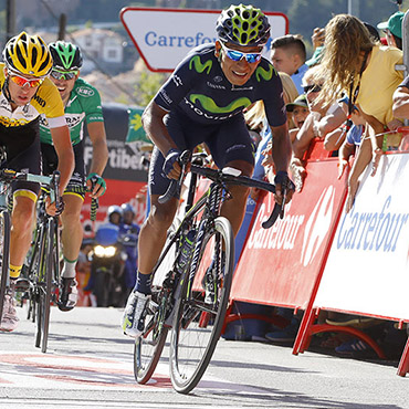 Quintana terminó en el cuarto lugar de la general en el final competitivo de la Vuelta a España 2015