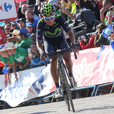 Nairo Quintana volvió a mostrar mejores sensaciones este domingo en el arribo a Sotres