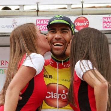 Omar Mendoza, nuevo líder del Clásico RCN 2015 (FOTO-Movistar)