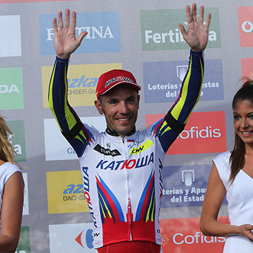 Rodríguez está a un segundo del liderato de la Vuelta a España