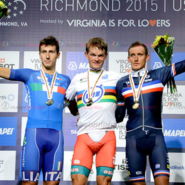 Kiryienka se quedó con la dorada seguido por Malori (Plata) y Coppel (Bronce)