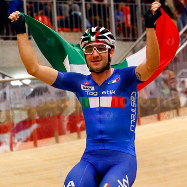 Elia Viviani, una de las estrellas presentes en Copa Mundo de Pista de Cali