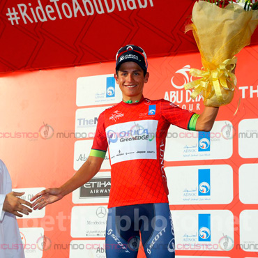 "Chavito" sigue con su fenomenal temporada y quedó a un paso del título en el Tour de Abu Dhabi