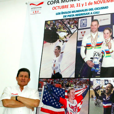 Hernando Zuluaga, director de Copa Mundo de Pista Cali 2015