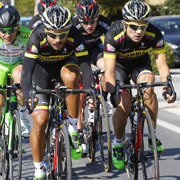 Team Colombia en el Giro dell'Emilia