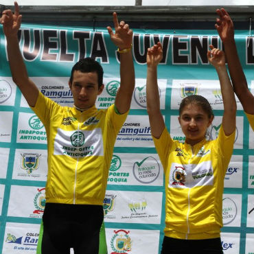 Los campeones de la Vuelta Juvenil de Antioquia 2015