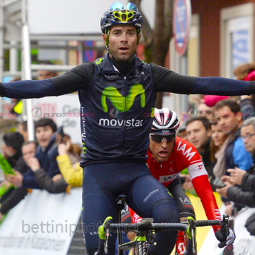 Alejandro Valverde ganó en Valls este año en la Vuelta a Catalunya