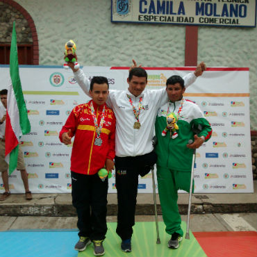 Álvaro Galvis, Oro en la CRI de los Juegos Paranacionales