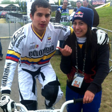 Carlos Ramírez y Mariana Pajón estará en Pista Peñamonte de Ubaté