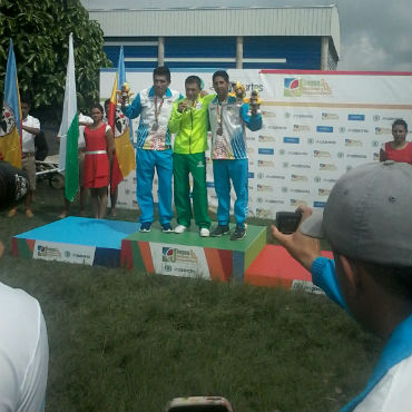 Fabio Castañeda ganó Oro en la prueba de Cross Country