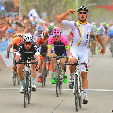Fernando Gaviria, protagonista del Tour de San Luis 2015