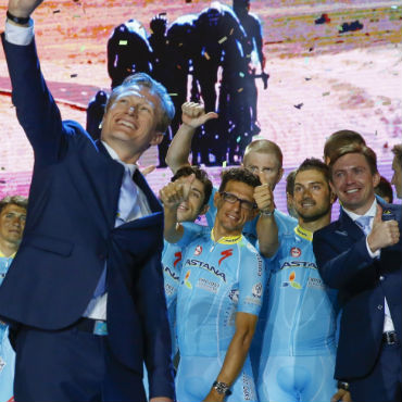 Este fin de semana fue la presentación del Astana para la temporada de 2016