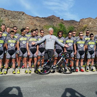 El Tinkoff con Alberto Contador hace su pretemporada en Islas Canarias