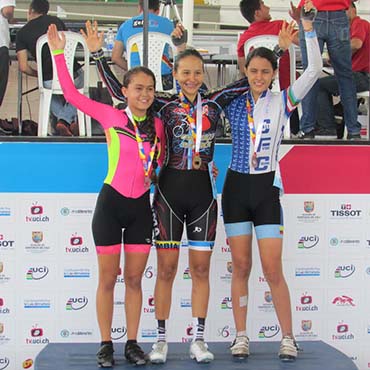 Yuli Ramírez se mostró como una de las grandes promesas de la pista nacional