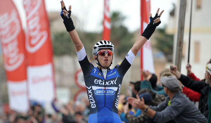 Gianluca Brambilla ganador de La Trofeo Pollença-Andratx de Challenge a Mallorca (FOTO Etixx-Quick Step)