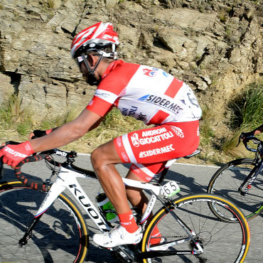 Rodolfo Torres del Androni, uno de los protagonistas del Tour de San Luis