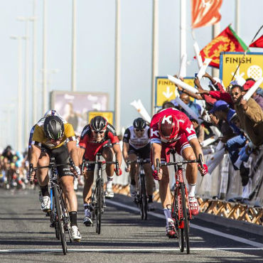 Alexander Kristoff, le ganó el duelo a Cavendish, en segunda etapa de Tour de Qatar