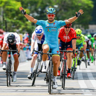 Andrea Guardini vencedor de etapa y líder de Tour Langkawi