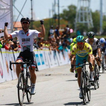 Andrea Palini, ganó etapa de este jueves de Tour de Langkawi