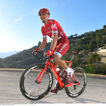 Jonathan Restrepo, uno de los 'escarabajos' en la Vuelta a la Comunidad Valenciana