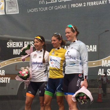 Katrin Garfoot, nueva líder del Tour Femenino de Qatar